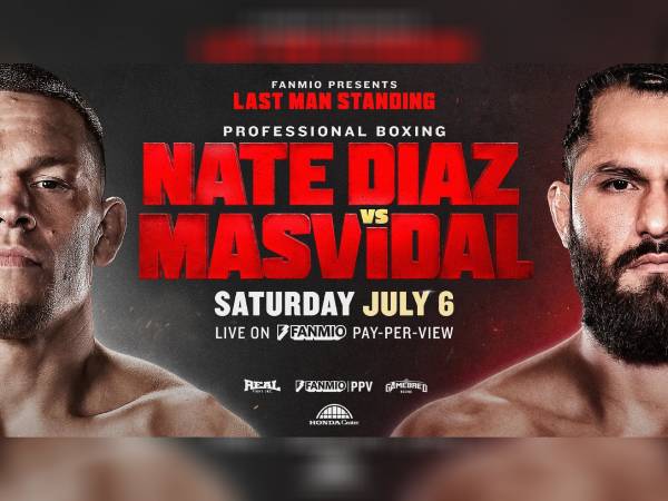 Nate Diaz (kiri) dan Jorge Masvidal. (Foto: Fanmio)