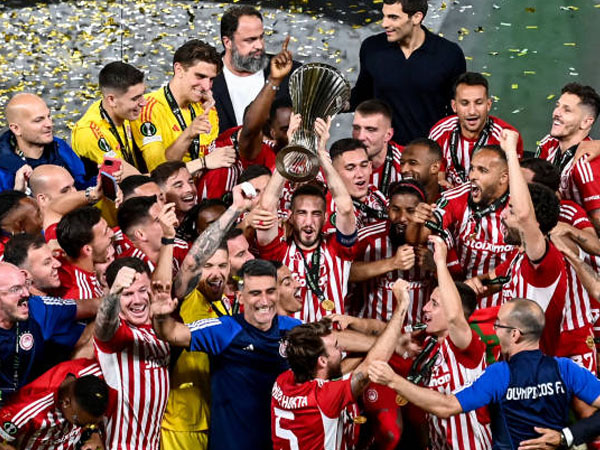 Giorgos Masouras Beberkan Kunci Olympiacos Juara Liga Konferensi Europa