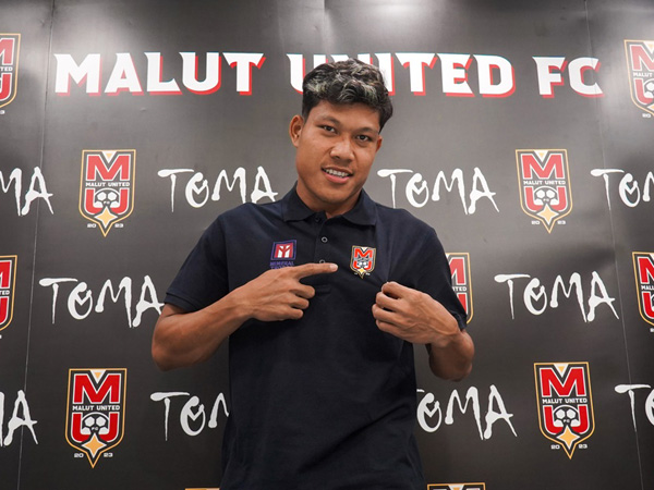 Wahyu Prasetyo diperkenalkan sebagai pemain anyar Malut United FC