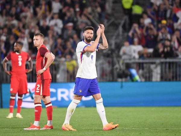 Olivier Giroud’s last home match, the France team was held in check by Canada