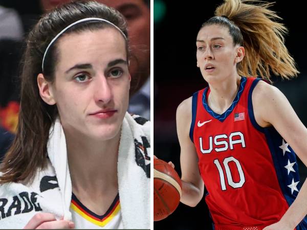 Breanna Stewart (kanan) mengatakan bahwa waktu Caitlin Clark di Olimpiade Bersama tim nasional putri AS akan tiba. (Foto: USATSI)