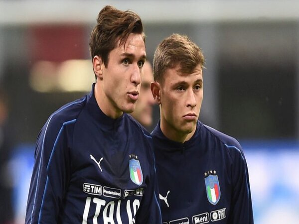 Penampilan Nicolo Barella dan Federico Chiesa di ajang EURO 2024 mendapatkan pujian dari Francesco Totti / via Getty Images