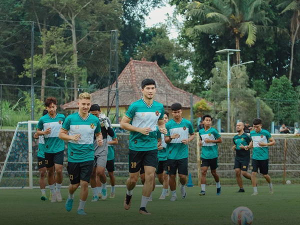 Latihan perdana PSS Sleman jelang musi baru