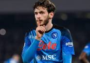 Aurelio De Laurentiis Pastikan Masa Depan Khvicha Kvaratskhelia di Napoli