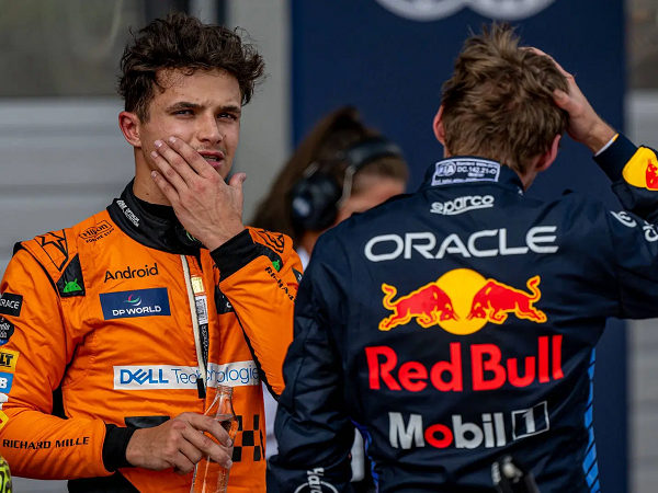 Lando Norris kecewa berat dengan manuver Max Verstappen di GP Austria.