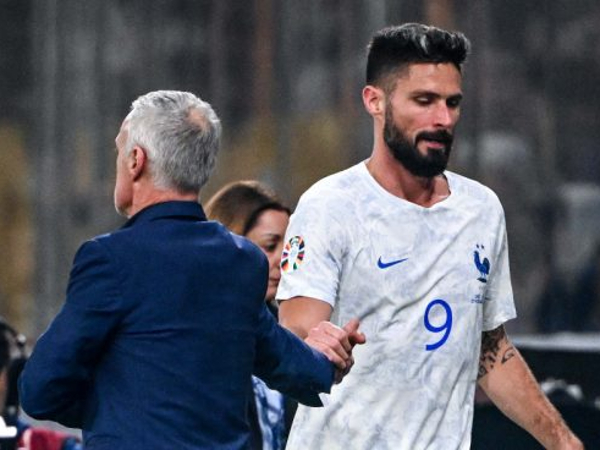 Didier Deschamps dan Olivier Giroud