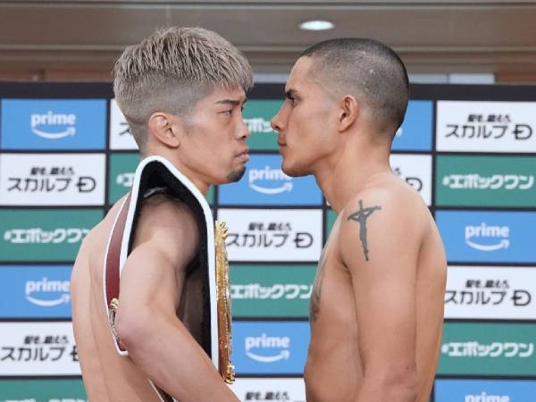 Kosei Tanaka (kiri) dan Jonathan Rodriguez. (Foto: Ring TV)