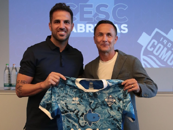 Cesc Fabregas dan CEO Como 1907, Dennis Wise