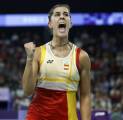 Olimpiade Paris 2024: Carolina Marin Susah Payah Kalahkan Zhang Beiwen