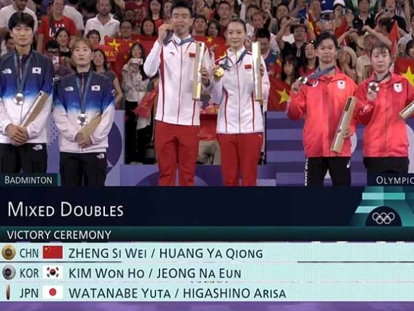 Zheng Siwei/Huang Yaqiong Kampiun Ganda Campuran Olimpiade Paris 2024