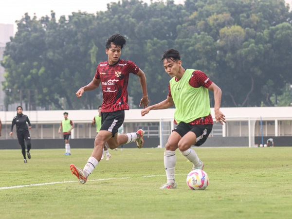 Latihan timnas Indonesia U-20 di Korsel