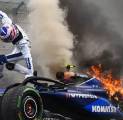 Logan Sargeant Selamat Usai Mobilnya Terbakar di FP3 GP Belanda