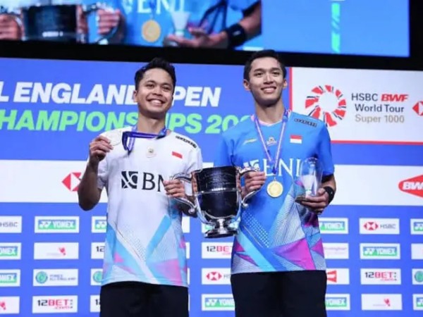 BWF Ranking, Jonatan Christie Naik, Anthony Ginting Turun