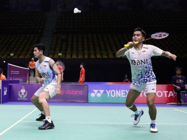 Rahmat/Yeremia Amankan Perempat Final Indonesia Masters 2024