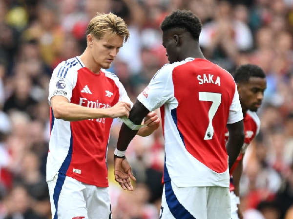 Bintang Arsenal, Martin Odegaard dan Bukayo Saka, masuk nominasi Ballon d'Or 2024