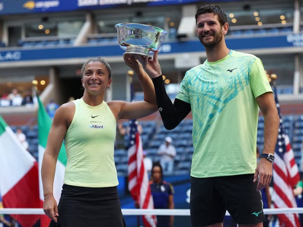 Hasil US Open: Andrea Vavassori Dan Sara Errani Sabet Trofi Kemenangan