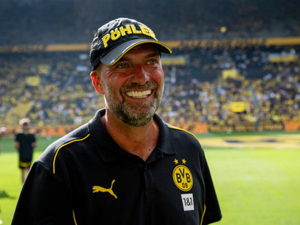 Jurgen Klopp Pimpin Kemenangan Dortmund di Laga Testimonial