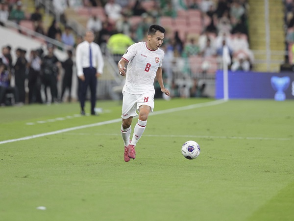 Pemain Persija Jakarta, Witan Sulaeman saat tampil bersama timnas Indonesia