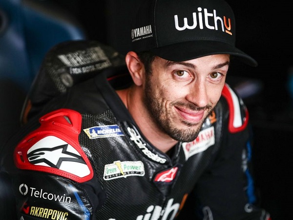 Andrea Dovizioso belum mau pikirkan peluang jadi test rider Yamaha.