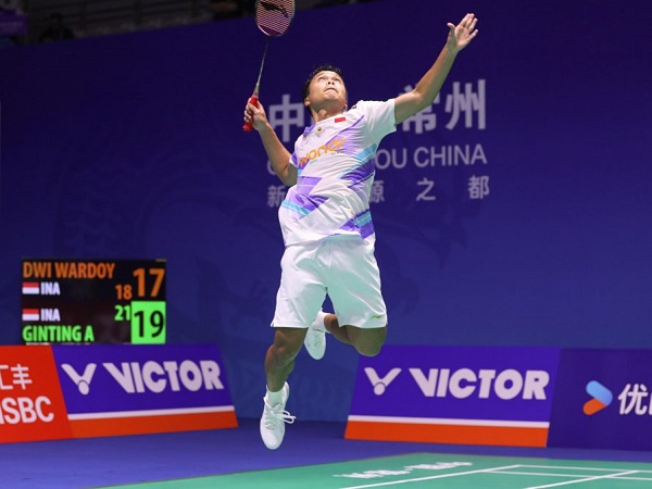 Anthony Ginting lega bisa lewati ronde pertama China Open 2024 dengan mulus.