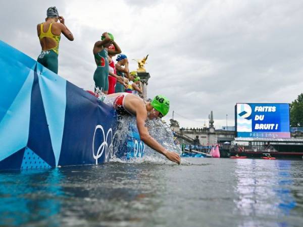 Inggris harus berkaca pada kontroversi Sunga Seine di Olimpiade Paris yang kebersihannya dipertanyakan. (Foto: AFP)