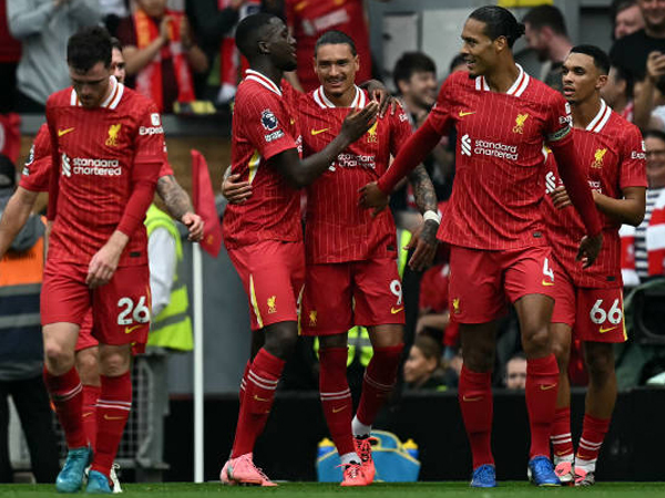 Raih Kemenangan Meyakinkan di Anfield, Liverpool Bungkam Bournemouth 3-0