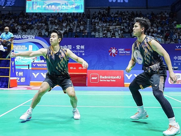 Sze Fei/Izzuddin Gagalkan Upaya Tuan Rumah Sapu Bersih Gelar China Open 2024