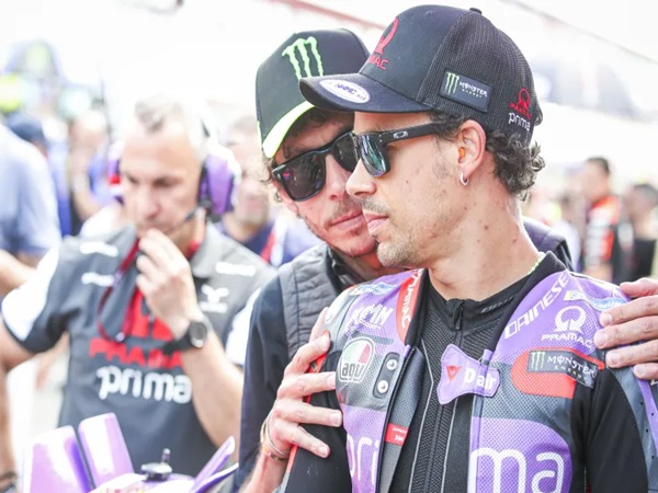 Franco Morbidelli Sampai Terjatuh Melihat Valentino Rossi