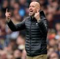 Erik ten Hag Puas dengan Hasil Imbang MU di Markas Aston Villa