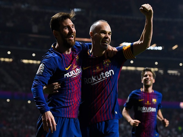 Lionel Messi Sampaikan Pesan Emosional untuk Iniesta