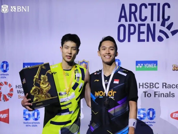 Jonatan Christie Runner-up Arctic Open 2024