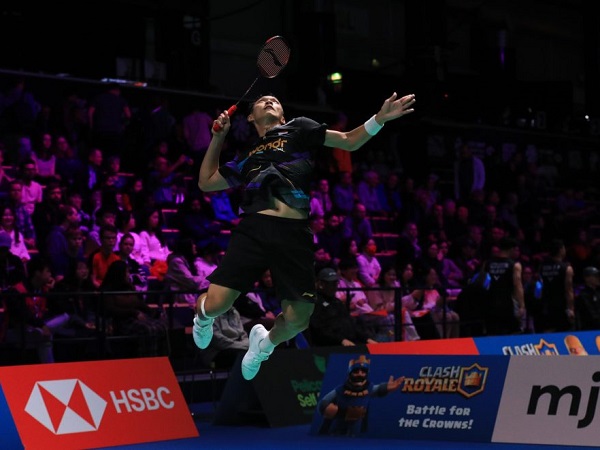 Jonatan Christie akui wasit kurang tegas di Final Arctic Open 2024.