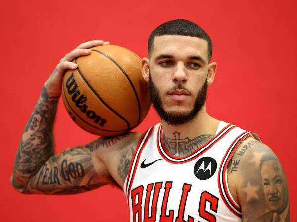 Lonzo Ball terakhir kali bermain dalam pertandingan untuk Chicago pada 14 Januari 2022. (Foto: AP)