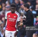 Mikel Arteta Kabarkan Kondisi Bukayo Saka dan Tujuh Pemain Arsenal Lainnya