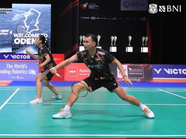 Rinov/Pitha Terhenti di Perempat Final Denmark Open 2024