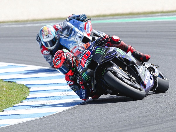 Fabio Quartararo Beruntung Tak Alami Crash di Phillip Island