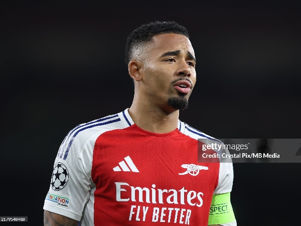 Gabriel Jesus gagal menyumbang gol untuk Arsenal