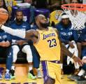 Hasil NBA: Los Angeles Lakers Hempaskan Minnesota Timberwolves 110-103