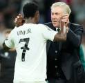 Jadi Pahlawan Real Madrid, Vinicius Junior Dipuji Carlo Ancelotti