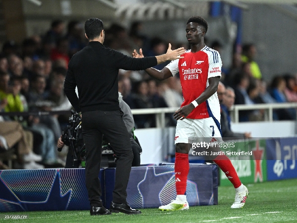 Mikel Arteta Ragu Bukayo Saka Bisa Tampil Lawan Liverpool