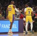 Sejarah! LeBron James Dan Bronny Tampil Bersama Di Lapangan Untuk Lakers