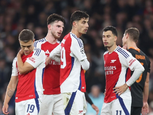 Leandro Trossard gagal mengeksekusi tendangan penalti saat Arsenal menghadapi Shakhtar Donetsk di Liga Champions