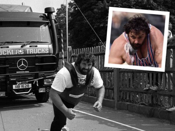 Geoff Capes adalah mantan atlet tolak peluru di tiga Olimpiade dan rutin mengikuti kontes Manusia Terkuat Dunia. (Foto: Dailymail)