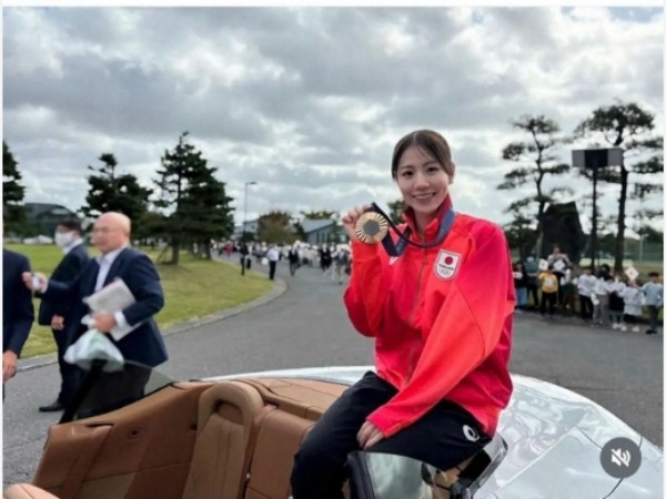 Chiharu Shida Kembali ke Kampung Halamannya Pasca Olimpiade Paris 2024