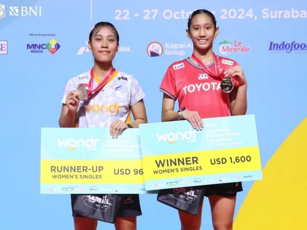 Mutiara Ayu Puspitasari Runner-up Indonesia International Challenge 2024