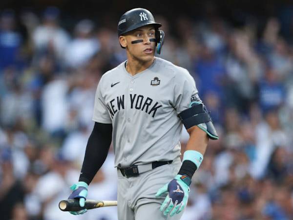 Aaron Judge mencatatkan 1-dari-9 dengan enam strikeout di World Series sejauh ini. (Foto: AP)