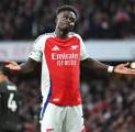 Cetak Gol ke-50, Bukayo Saka Tetap Kecewa Arsenal Gagal Menang