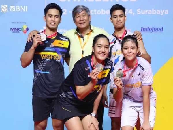 Hasil Final Indonesia International Challenge 2024: Merah Putih 3 Gelar Juara