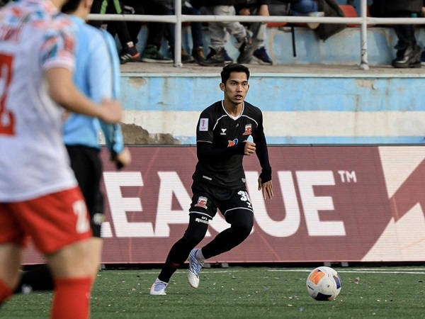 Madura United saat melakoni laga perdana AFC Challenge League