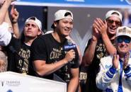 Shohei Ohtani Dan Los Angeles Dodgers Rayakan Gelar Juara World Series